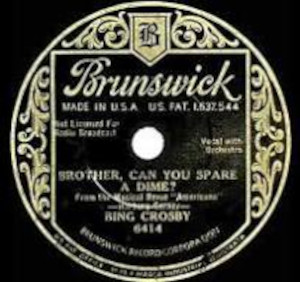 [Brother, can you spare a dime]���R�[�h