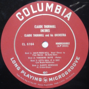 ��Claude Thornhill��Encores��10inch��B��