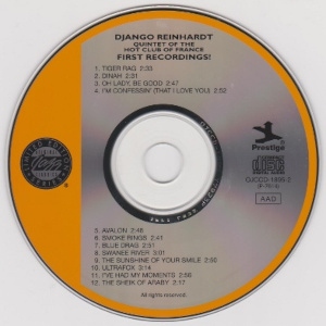 ��Django Reinhardt��First recordings��CD