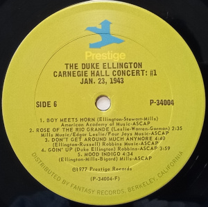 [The Duke Ellington Carnegie hall concerts January 1943]F��