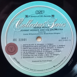 [Johnny Hodges��Hodge Podge]�쥳����A��