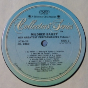 [Mildred Bailey��Her greatest performances]1����B��