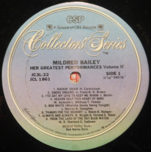 [Mildred Bailey��Her greatest performances]2����A�̥�٥�